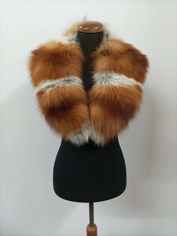 Ihreesy Cuello De Piel Sintética Desmontable - Bufanda De Zorro Artificial Para Mujer, Cálida Y Suave, Invierno
