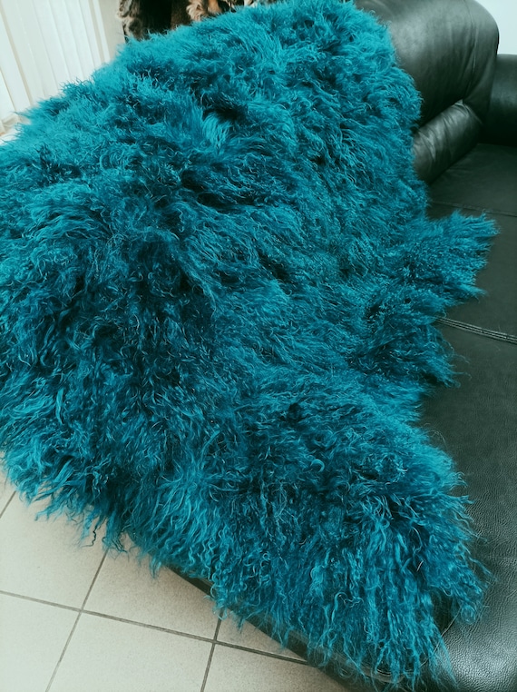 Lamb fur blanket hotsell