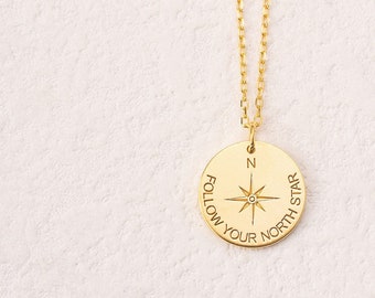 Graduation Gifts | Ready To Ship Compass Necklace | Graduation Gifts For Daughter | High School Graduation | College Graduation Gift For Her