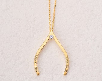 Wishbone Ring Keeper ketting | Aangepaste ringhouder sieraden | Verpleegkundige graduatiegift | Belofte ringbeschermer | Ringhouder charme voor chirurgen