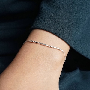 Morse Code Bracelet | Morse Code Jewelry | Best Friend Gifts | Secret Message For Her | Minimalist Beaded Bracelet | Mother&#39;s Day Gift