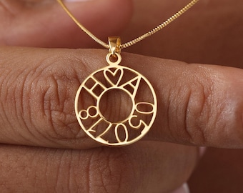 Custom Date Letters Necklace | Anniversary Date Jewelry | Graduation Coordinate Necklace | Wedding Date Necklace | Roman Numeral Pendant