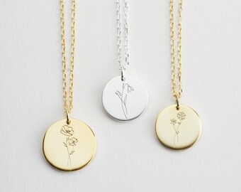 personalized baby necklace for mom