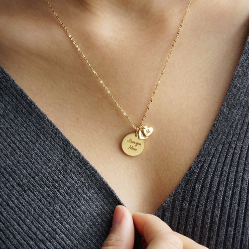 Personalized Mother Daughter Necklace 
