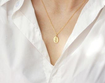 Personalized Mother Daughter Necklace | Birth Month Flower Necklace | Minimalist Flower Necklace | Gold Filled Necklace | Mother's Day Gift