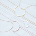Best Friend Necklace | Personalized Friendship Necklace | Mother Daughter Necklace | Custom Curve Bar Necklace | Bridesmaid Jewelry product logo