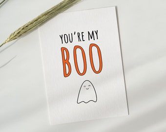 You're my boo greeting card for valentine's day