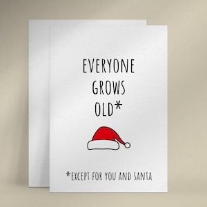 Kerstkaart verjaardag voor vriend, grappige kerstkaart, eigenzinnige kerstkaart voor vriend, echtgenoot, humoristische kerstkaart