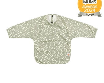 Set Di 2 Bavaglini Con Maniche Lunghe Impermeabili Per Beb&egrave; - Ideali Per Svezzamento E Attivit&agrave; Creative