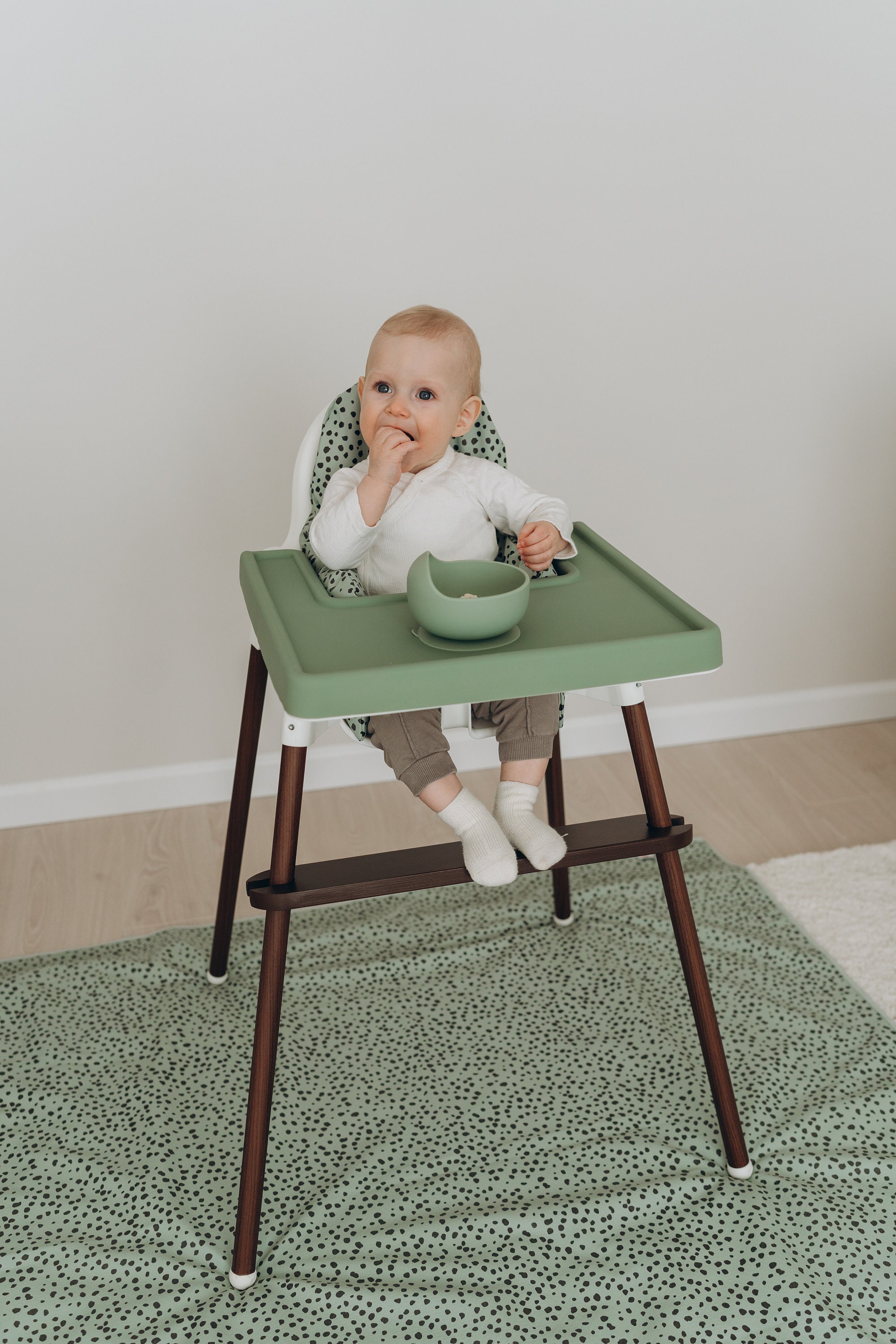 Full Coverage STOKKE Tripp Trapp High Chair Placemat Silicone High Chair  Placemat Tripp Trapp Highchair Placemat Tray Cover -  UK