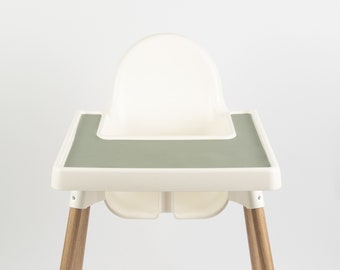 Sage Green // IKEA Antilop Highchair Silicone Placemat // Silicone Mat for Antilop Highchair