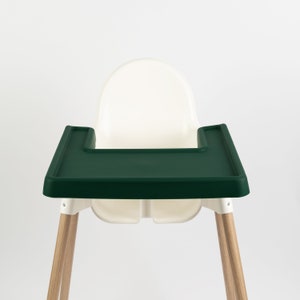 IKEA Antilop Highchair Full Cover Tray Silicone Placemat - Hunter Green
