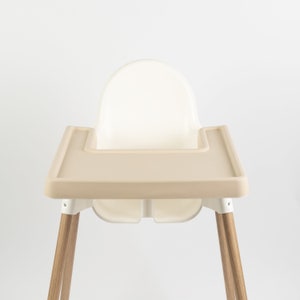 IKEA Antilop Highchair Full Cover Tray Silicone Placemat - Cream