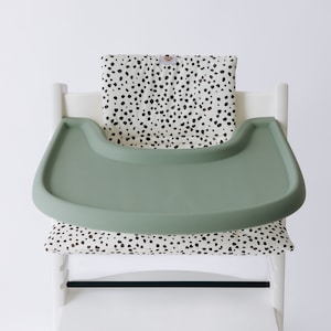 Full Cover Tray Silicone Placemat Compatible with Stokke Tripp Trapp Highchair - Sage