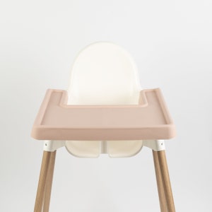 IKEA アンティロップ ハイチェア フルカバートレイ シリコンプレースマット - ピーチ