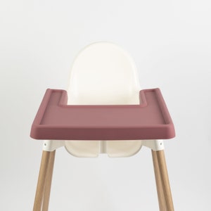 IKEA Antilop Highchair Full Cover Tray Silicone Placemat - Berry