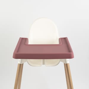 IKEA Antilop Highchair Full Cover Tray Silicone Placemat - Berry