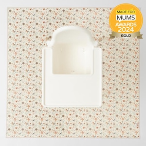 Messy Mat // Splash Mat // Floor Protector // Wipeable // Waterproof // Boho Sunshine Birds