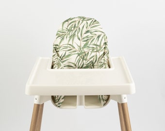 Wipeable Cushion Cover for IKEA Antilop Highchair - Willow Leaves