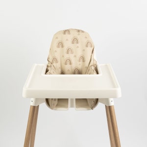 Wipeable Cushion Cover for IKEA Antilop Highchair - Rainbow