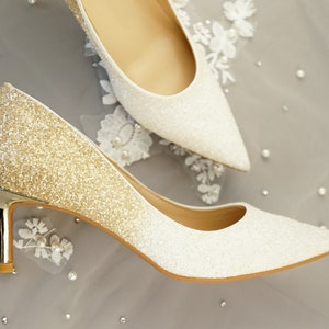 Mid heel hotsell bridesmaid shoes
