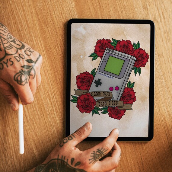 Game boy tattoo - Tattoogrid.net