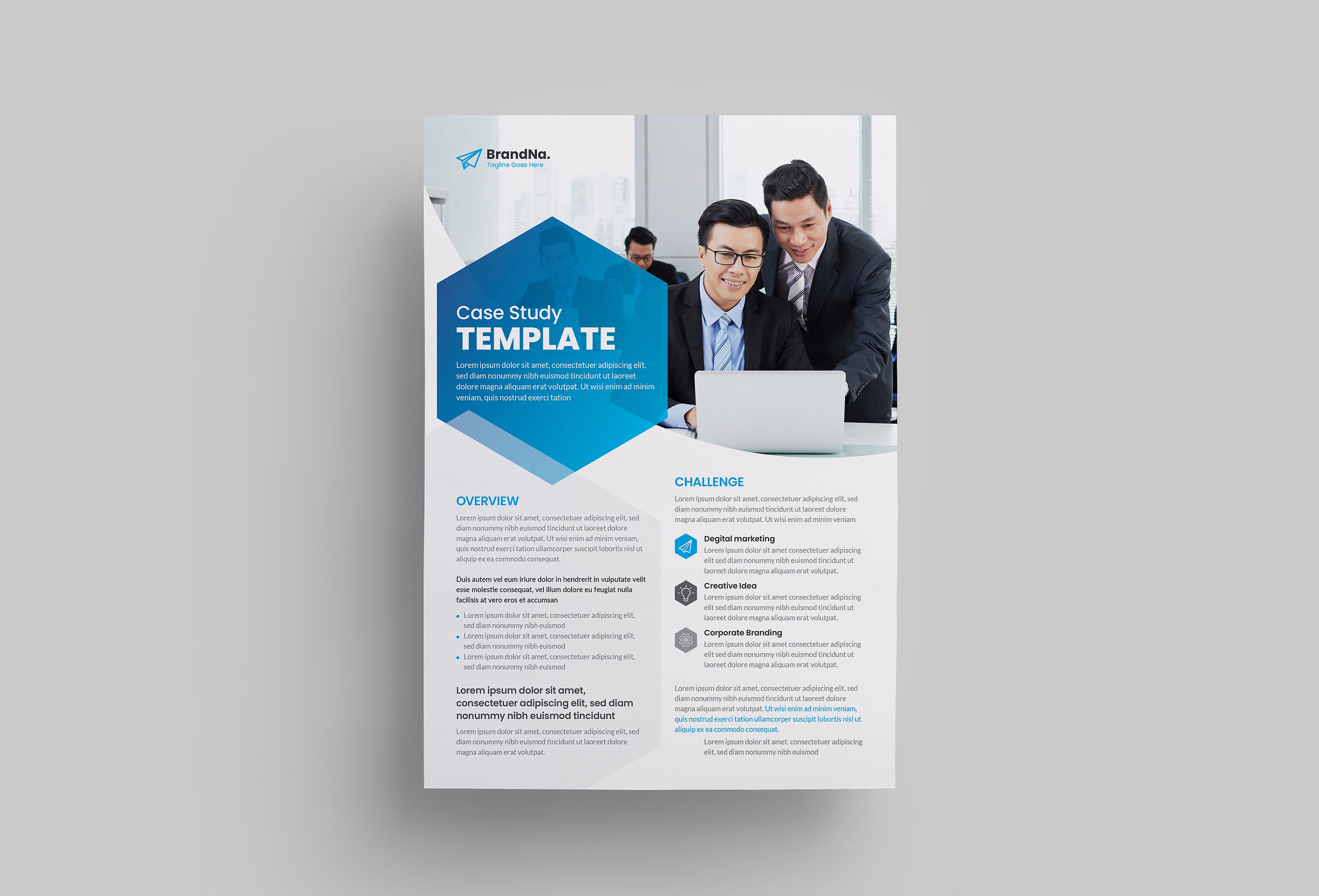 Case Study Canva Template Editable Monthly Case Study CASE STUDY Layout ...