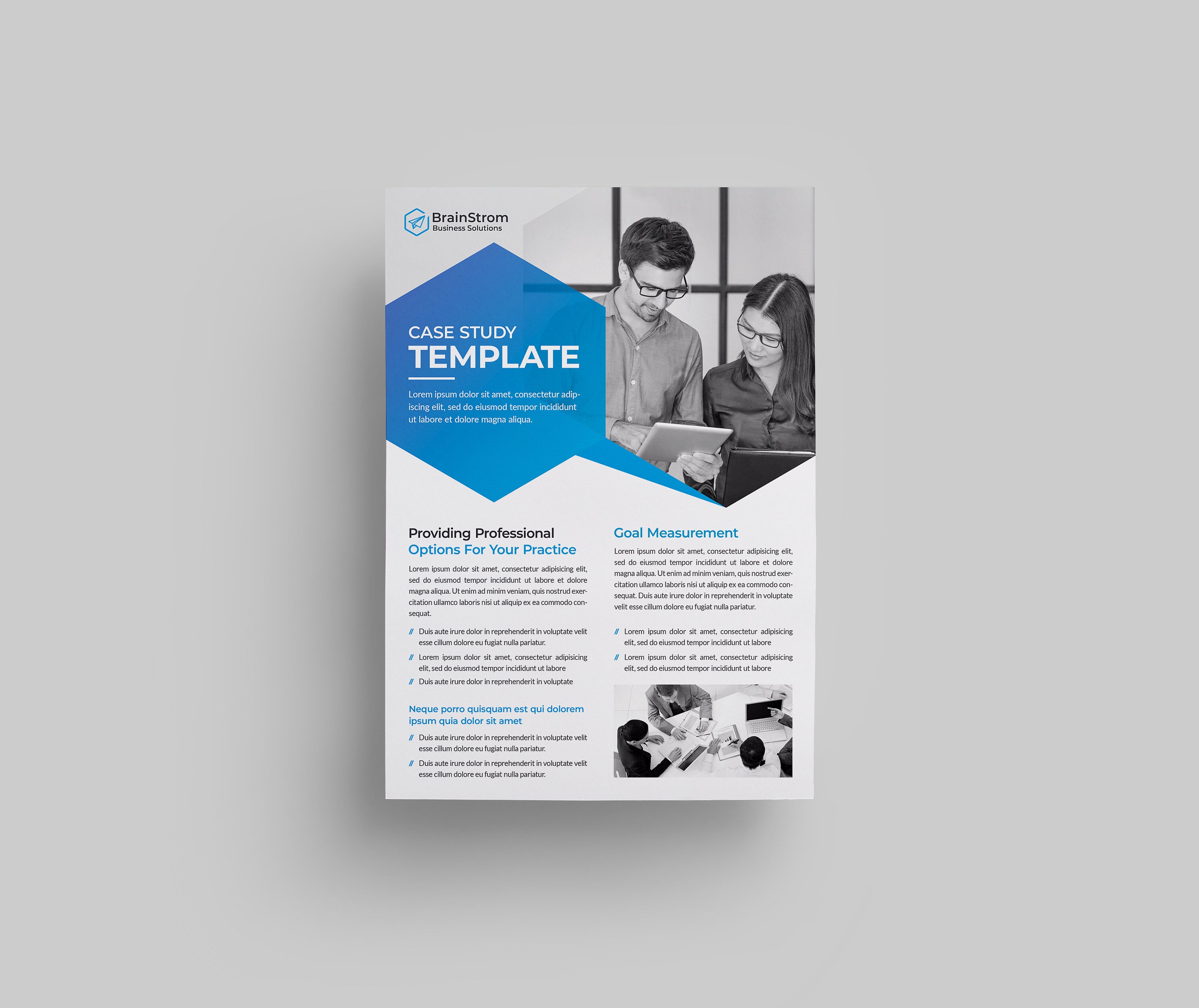 Case Study Template Editable Monthly Case Study CASE STUDY | Etsy