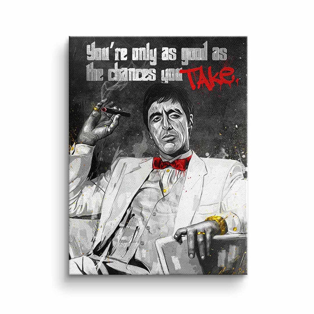 Scarface Poster Tony Montana Poster the World is Yours Scarface Digital Oil  Painting Poster Print -  Norway