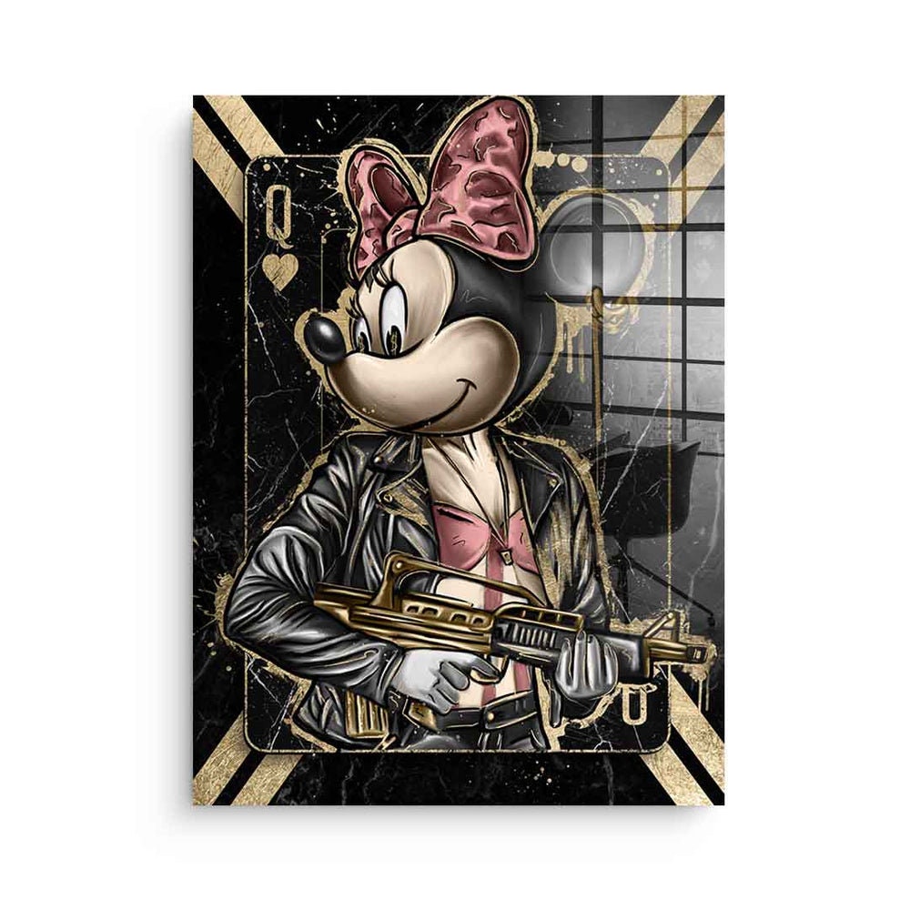 Louis Vuitton Minnie Mouse Face Mask - BLACK INTERIOR - Depop