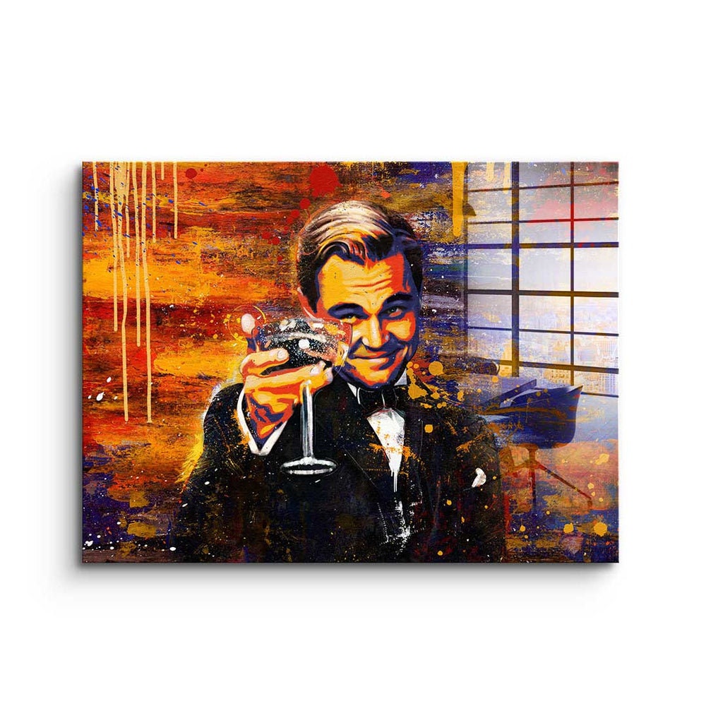 Acrylic Glass Picture Leonardo Dicaprio Portrait Wall Street Chapeau Xxl  Motif With Premium Frame DOTCOMCANVAS ® - Etsy