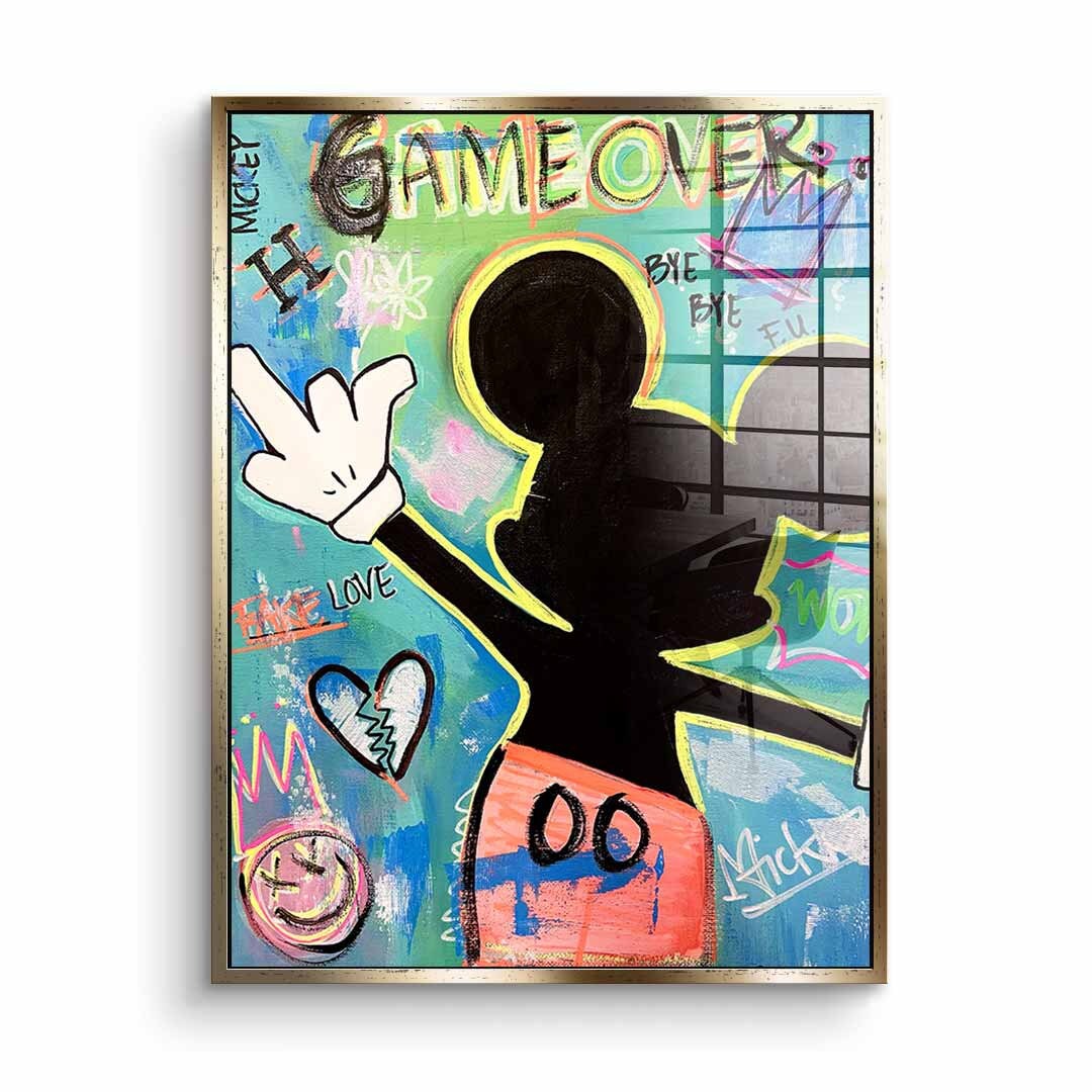 Acrylic Glass Picture Comic / Pop Art Xxl I\'m Out With Premium Frame  DOTCOMCANVAS ® - Etsy