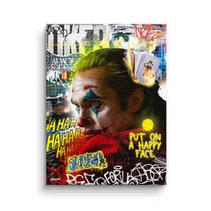 Quadro Joker - Arkham Origins, Poster Incorniciato