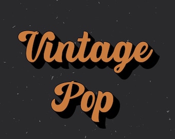 Vintage Pop Font: Retro Style (TTF/OTF)