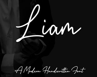 Liam Font: Modern Handwritten Calligraphy (TTF/OTF)