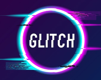 Glitch Effect Font: TTF/OTF for Cricut