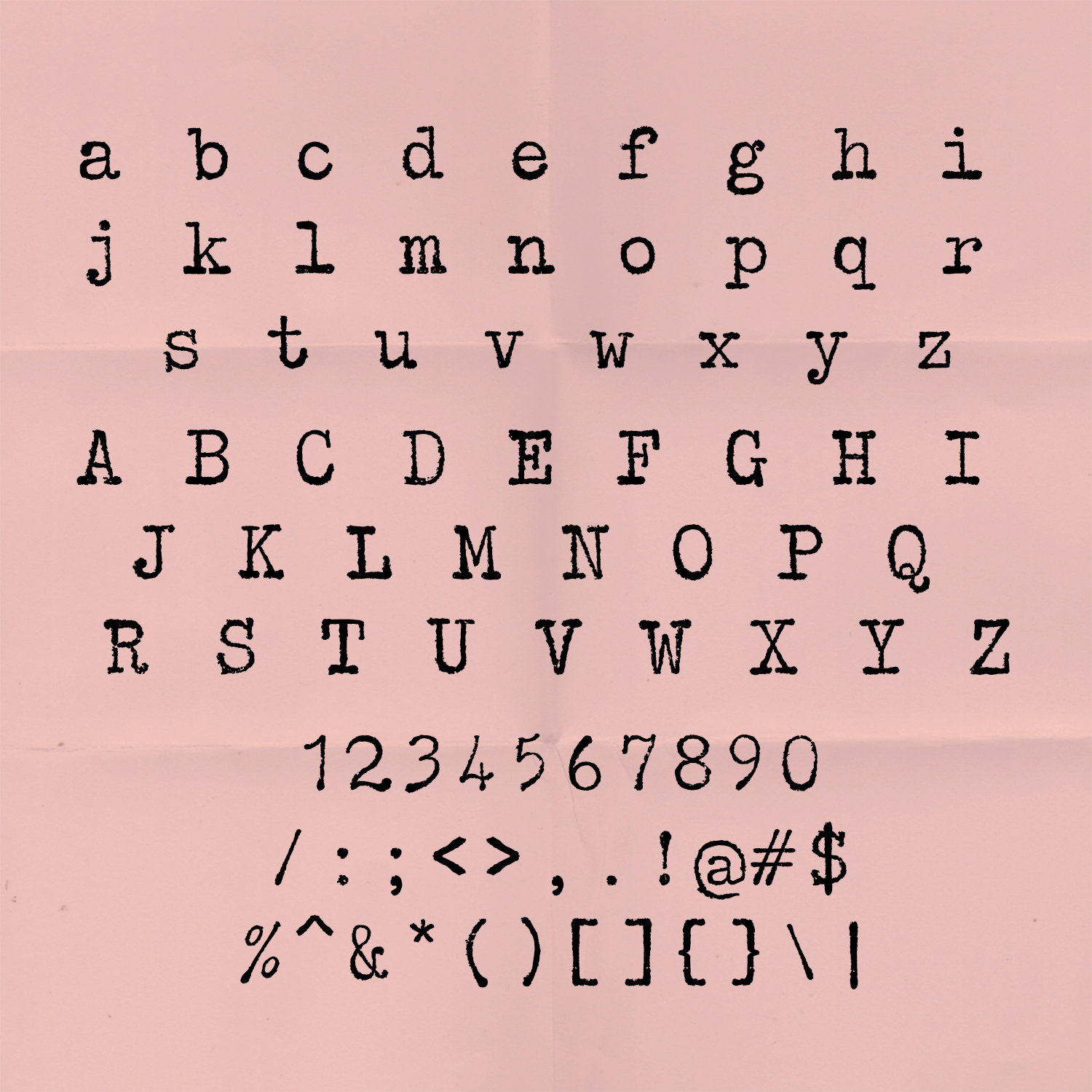 Typewriter Font Typewriter Style Font TTF / OTF, Cricut Fonts, Calligraphy, Handlettering, Fonts
