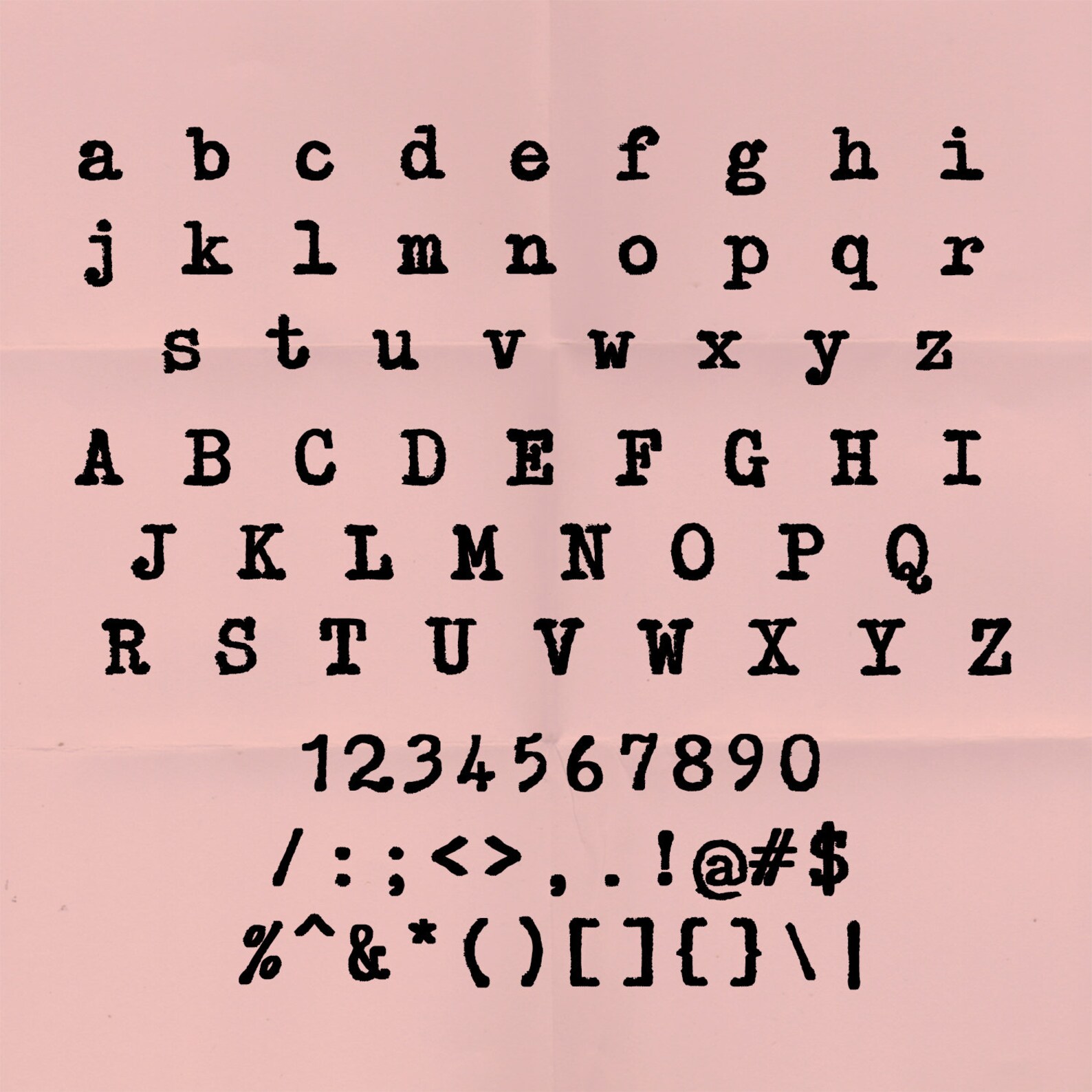 Typewriter Font Typewriter Style Font TTF / OTF, Cricut Fonts
