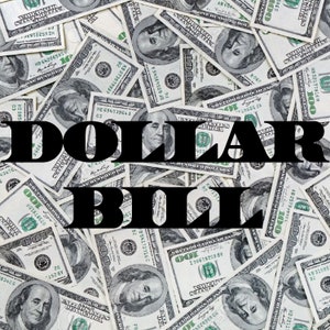 US Dollar Bill Schriftart - America Style Schriftart - TTF / OTF, Cricut Schriftarten, Kalligraphie, Handlettering, Schriftarten für SVG