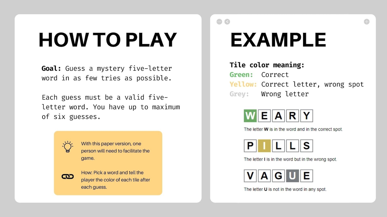 Blank Wordle Printable Instant Download Paper Wordle Game  Etsy