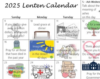 2025 Lenten Calendar - Digital Download - Etsy