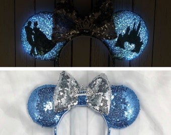 Cinderella ears, Princess ears, Cinderella Minnie ears, Mickey Mouse Ears, Minnie Mouse ears, Disney inspired ears, justsewcutebyjo, ears