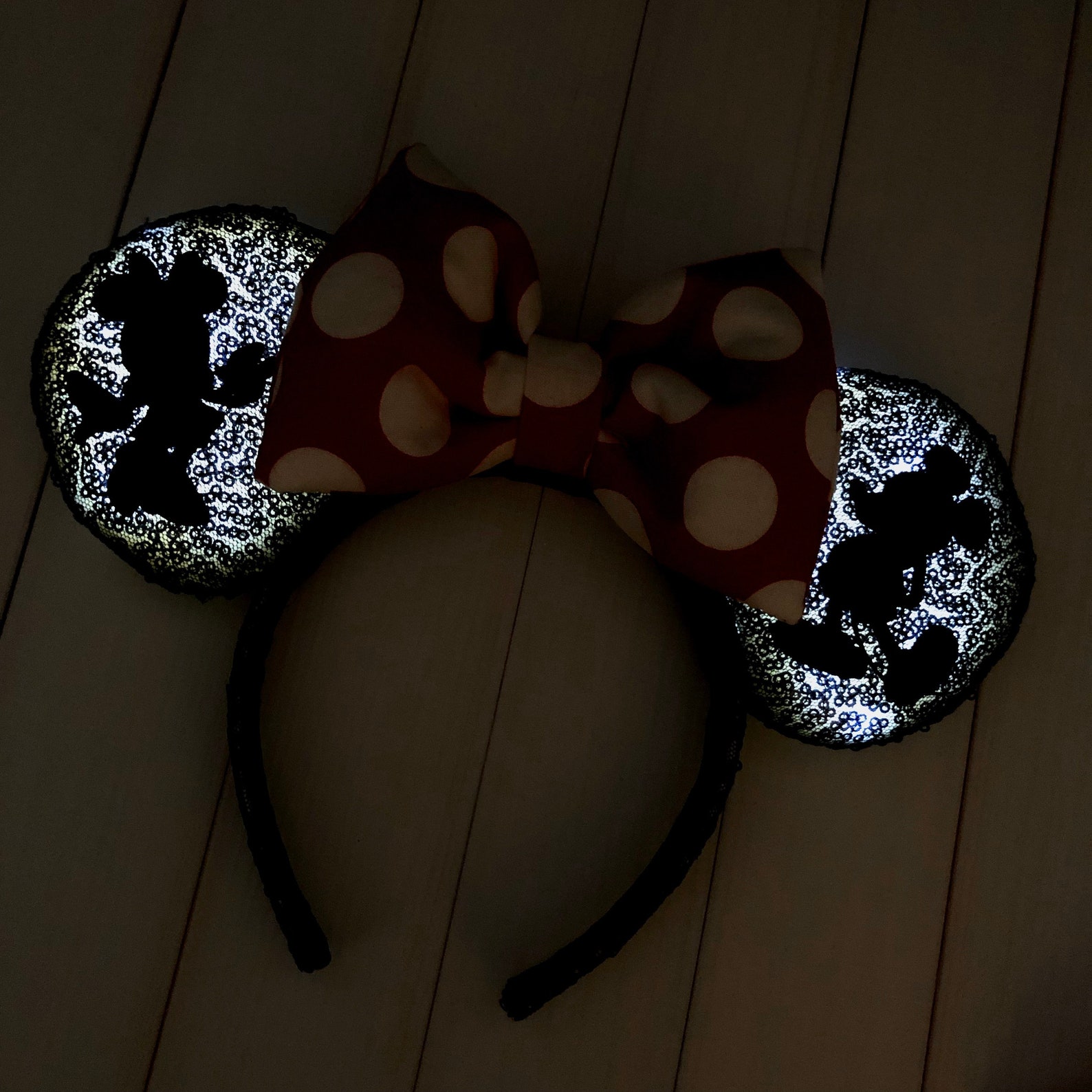 Minnie Mouse Ears Light up Ears Mickey Mouse Ears Disney Etsy