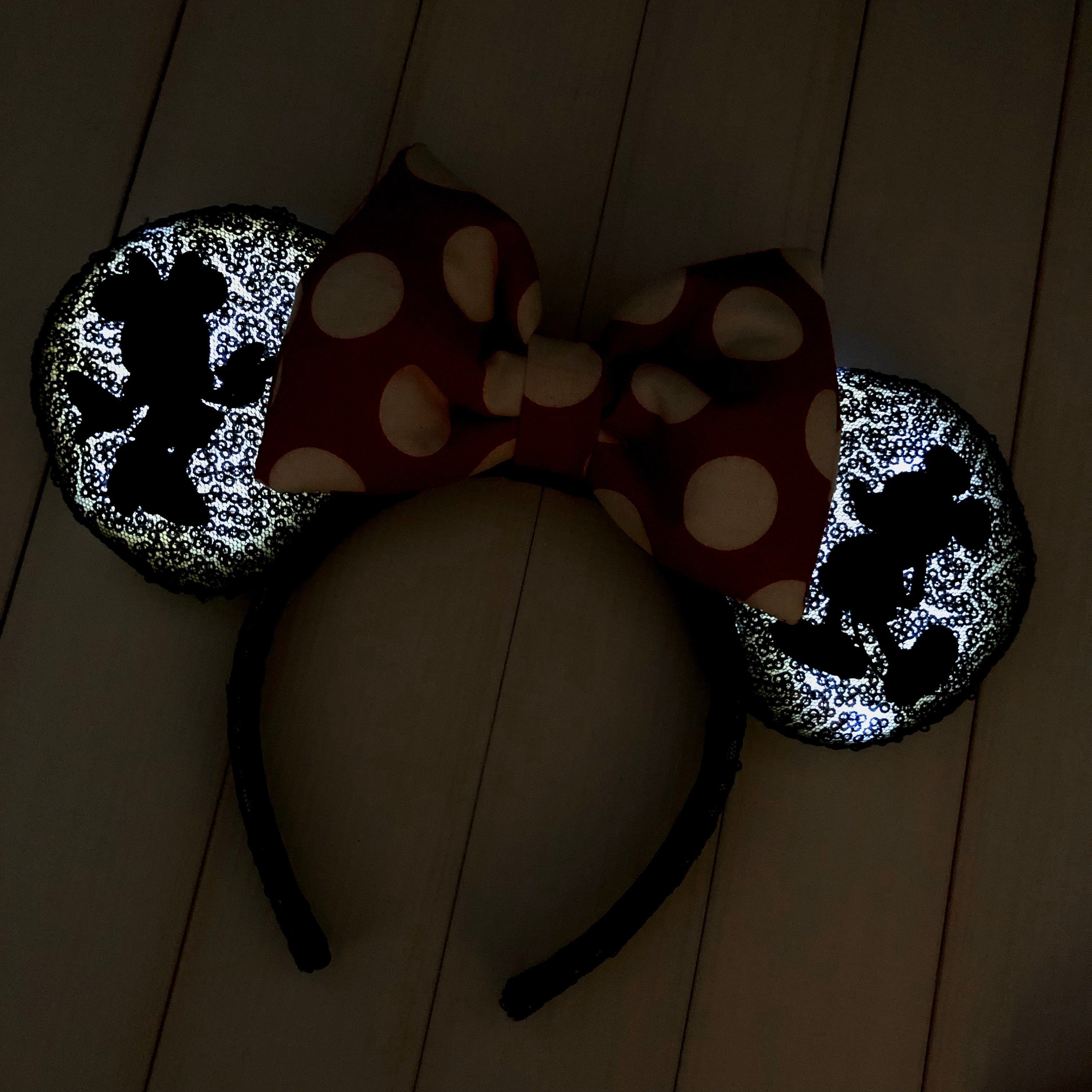 Minnie Mouse Ears Light up Ears Mickey Mouse Ears Disney Etsy