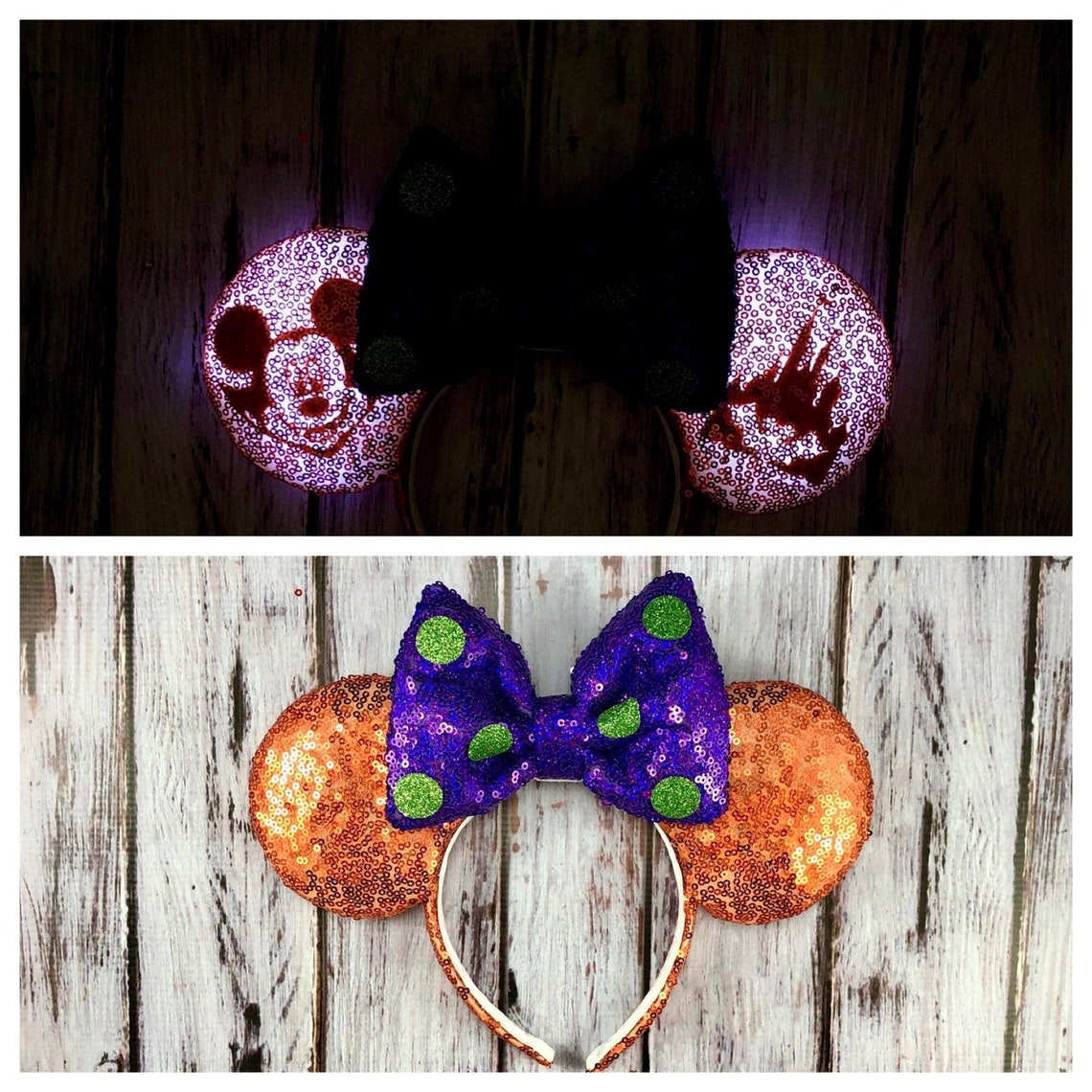 Halloween Ears Mickey Halloween ears Disney Halloween ears Etsy