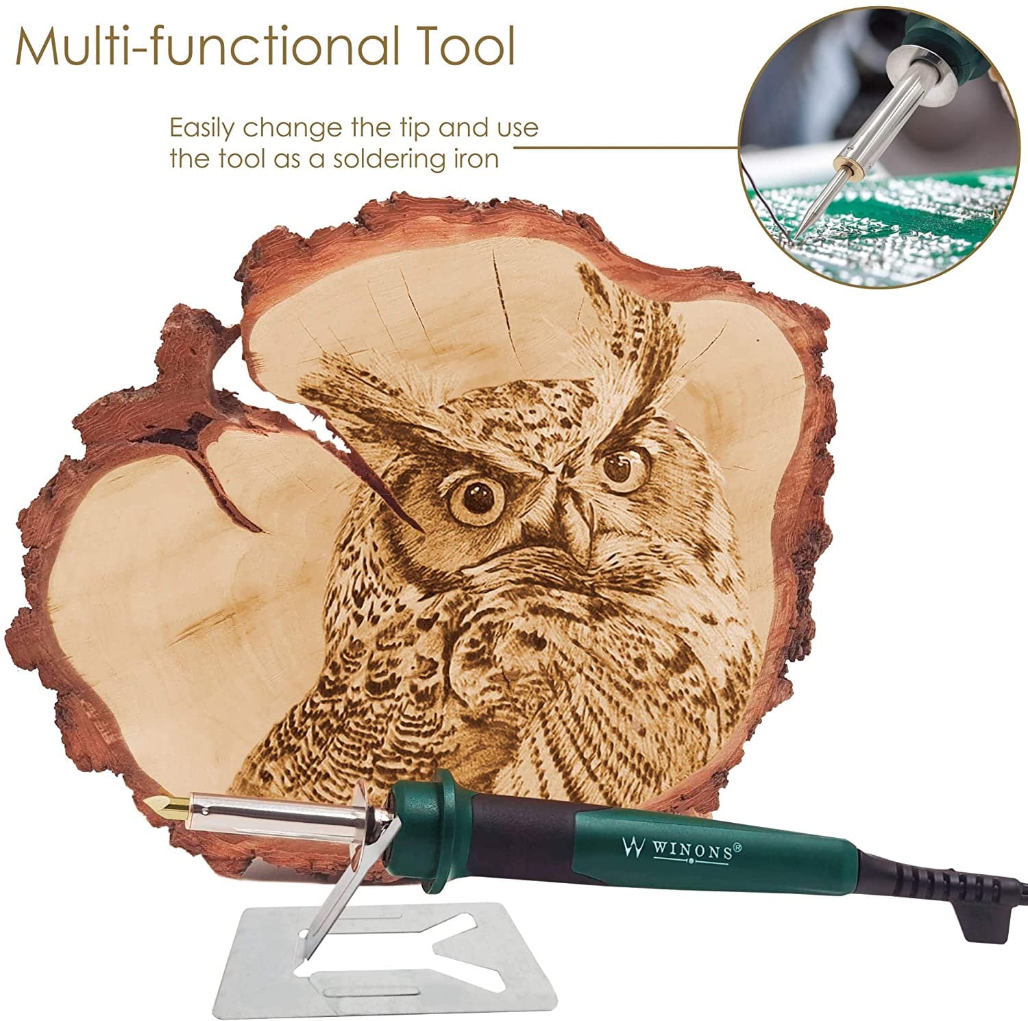 WINONS Wood Burning Kit for Adults Multifunctional with Etsy