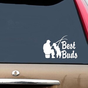 Best Buds Father Son Fishing Decal