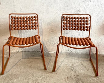 Set of 2 Amazing Pop Art Chairs/ Unique Design/ 1990s