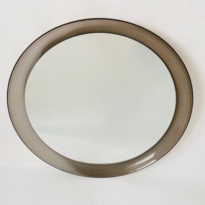 Vintage Acrylic Round Mirror Meblo Guzzini image 1