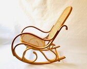 Thonet Rocking Chair 1980s Bentwood